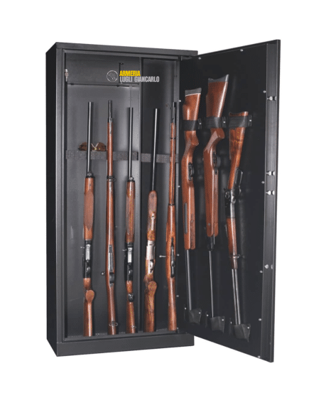 CASSAFORTE ARMADIO BLINDATO PER ARMI FUCILI FORTIFY DELTA 15 15 POSTI CON TESORETTO €489