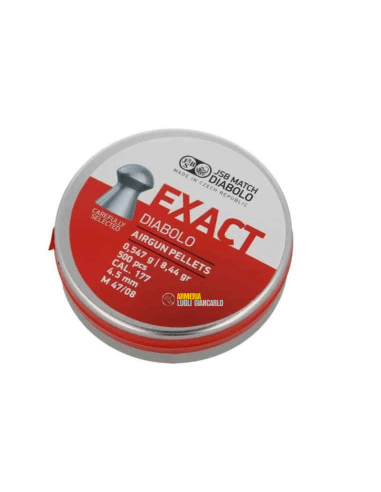PALLINI JSB MATCH – EXACT DIABLO AIRGUN PELLETS 0,547g / 8,44gr 4.51 CALIBRO 4,5 mm (500 PZ) M 24/25
