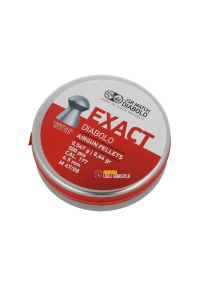 PALLINI JSB MATCH – EXACT DIABLO AIRGUN PELLETS 0,547g / 8,44gr 4.51 CALIBRO 4,5 mm (500 PZ) M 24/25