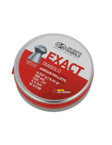 PALLINI JSB MATCH – EXACT DIABLO AIRGUN PELLETS 0,547g / 8,44gr 4.52 CALIBRO 4,5 mm (500 PZ) M 24/25 JSB