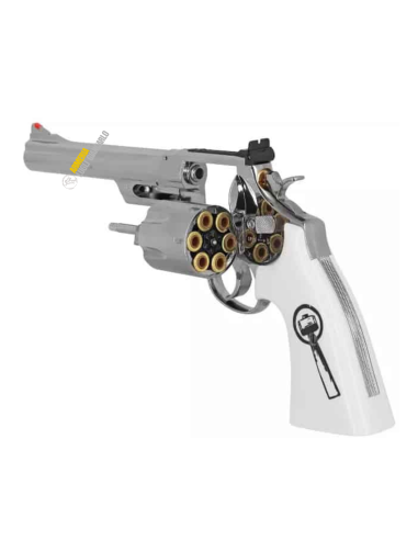 REVOLVER UMAREX S&W 629 TRUST ME CO2 CALIBRO 4.5 BB CN00163 PIST. S&W 629 TRUST ME 4,5 BB NICKEL/WH UMAREX (5.8175)