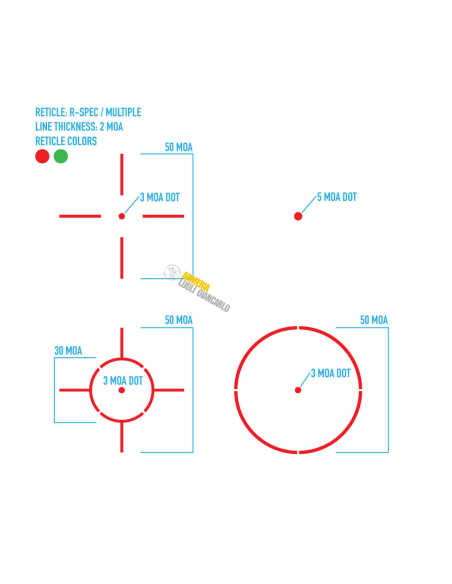 Punto rosso/laser Sightmark Ultra shot R-spec reflex sight codice SM26031