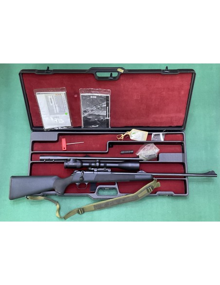 Carabina usata Blaser R93 calibro 30/06 con canna in 375 H&H mag.
