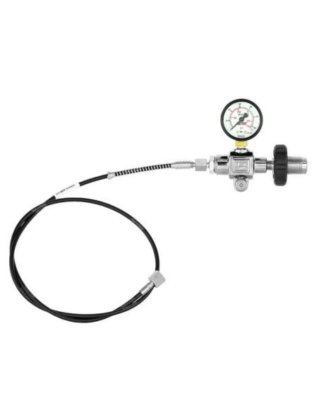 KIT DIN E FRUSTA CON MANOMETRO PER CARABINE PCP DIN da 200/300 bar con manometro codice 04B3