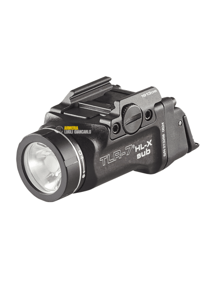 STREAMLIGHT TORCIA LED PER ARMA CORTA MODELLO TLR-7 HL-X SUB USB (SPRIENGFIELD ARMORY HELLCAT) CODICE 69506/SR000021