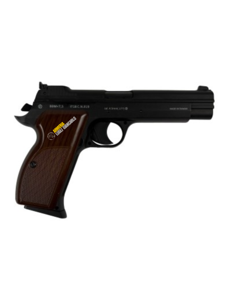BRUNI PISTOLA CO2 CAL.4,5 BB CN 819 MOD. P210 SCARRELLANTE LIBERA VENDITA (BR-128M)