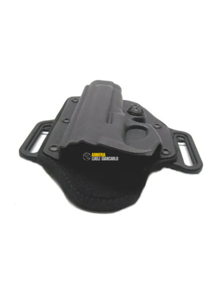 FONDINA PER GLOCK MODELLO 17/22 VEGA HOLSTER VHH8 FONDINA IN POLIMERO MIX PANCAKE vhh804