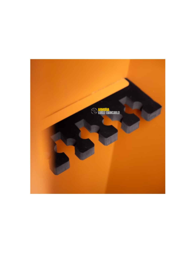 ARMADIO BLINDATO CASSFORTE PER ARMI CON FINITURA LEGNO 7 POSTI CON TESORETTO CHIUSURA A CHIAVE