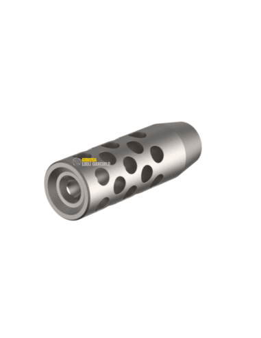 Freno di Bocca per carabina Armeria Lugli modello Muzzle Brake HMB Calibro 30 M14X1 satinato codice HM0007