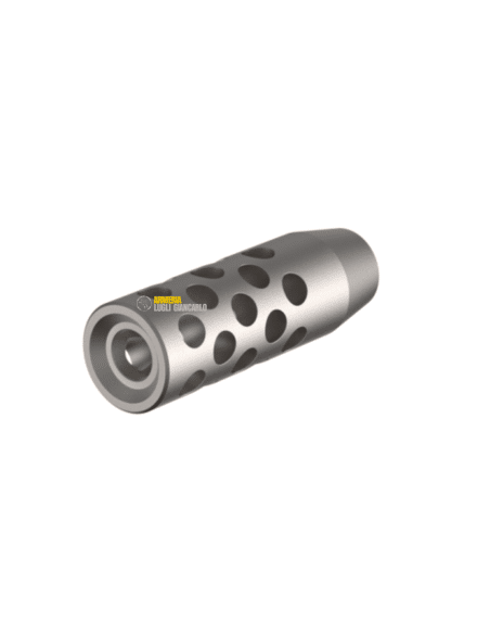 Freno di Bocca per carabina Armeria Lugli modello Muzzle Brake HMB Calibro 30 5/8"-24 satinato codice HM0001