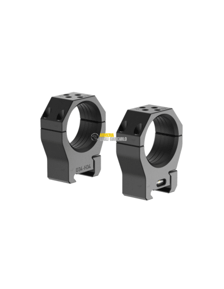 Anelli per ottiche marca Audere Modello PSR Diametro 34 Altezza 37 colore Nero codice PR0012