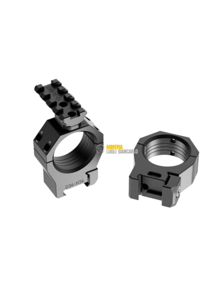 Anelli per ottiche marca Audere Modello PSR Diametro 34 Altezza 37 colore Nero codice PR0012