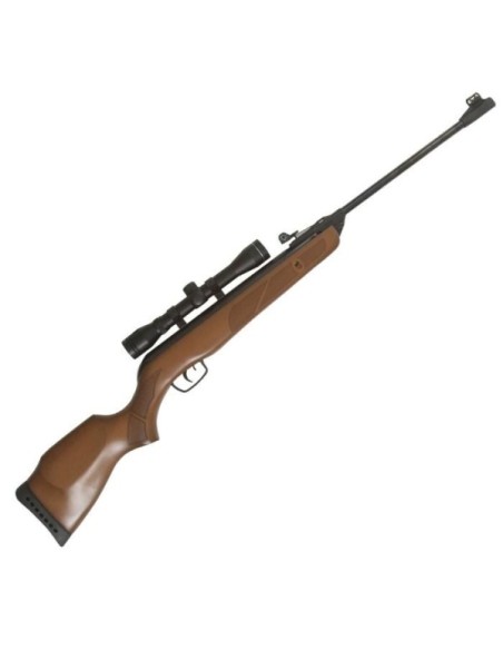 CARABINA IN LEGNO CANNA PIEGHEVOLE  GAMO MODELLO FOREST F CALIBRO 4,5 CON OTTICA 3.9X32 E ATTACCHI LIBERA VENDITA