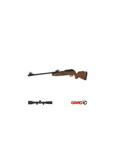 CARABINA IN LEGNO CANNA PIEGHEVOLE  GAMO MODELLO FOREST F CALIBRO 4,5 CON OTTICA 3.9X32 E ATTACCHI LIBERA VENDITA