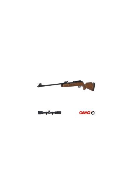 CARABINA IN LEGNO CANNA PIEGHEVOLE  GAMO MODELLO FOREST F CALIBRO 4,5 CON OTTICA 3.9X32 E ATTACCHI LIBERA VENDITA