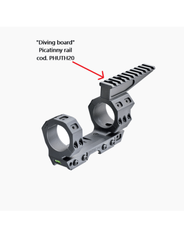 ANELLI ATTACCO MONOPEZZO M-LOK  CONTESSA DIAMENTRO 34 MM UTFX03 – ULTRA TACTICAL FX ø 34MM ALTEZZA 38 COLORE NERO