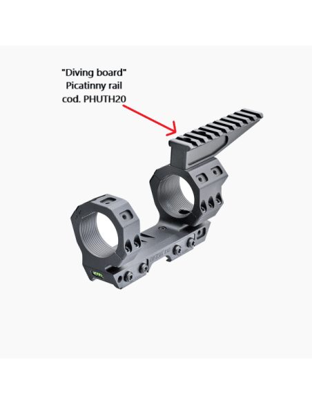 ANELLI ATTACCO MONOPEZZO M-LOK  CONTESSA DIAMENTRO 34 MM UTFX03 – ULTRA TACTICAL FX ø 34MM ALTEZZA 38 COLORE NERO