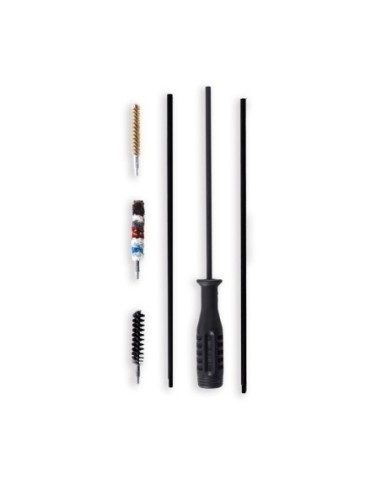 KIT DI PULIZIA ARMERIA LUGLI  PER CARABINA PER CALIBRO 4,5 3 SCOVOLI E BACCHETTA SMONTABILE