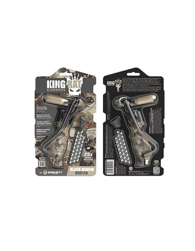 BARNETT KING RAT BAR50001 FIONDA PROFESSIONALE BLACK WIDOW HUNTER CON MIRINO IMPUGNATUTA ANTISCIVOLO BAR50001