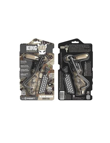 BARNETT KING RAT BAR50001 FIONDA PROFESSIONALE BLACK WIDOW HUNTER CON MIRINO IMPUGNATUTA ANTISCIVOLO BAR50001