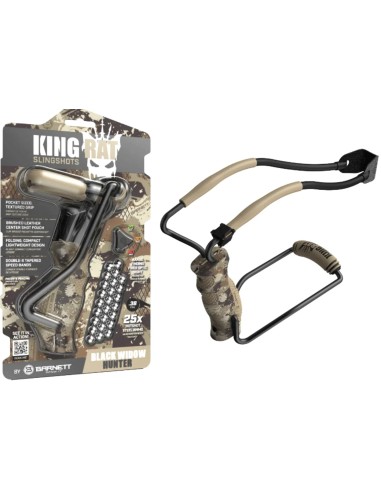 BARNETT KING RAT BAR50001 FIONDA PROFESSIONALE BLACK WIDOW HUNTER CON MIRINO IMPUGNATUTA ANTISCIVOLO BAR50001