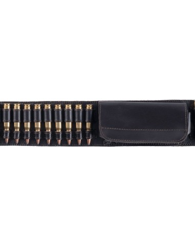 ra23c RA SPORT CARTCCERA IN PELLE PER CARABINA 308 270 300 win 30-06  CON TASCA CENTRALE