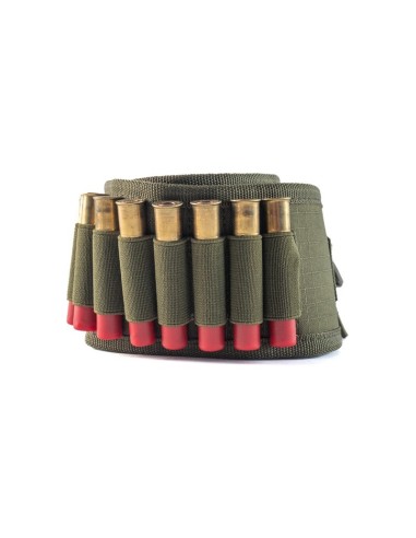 CAR20 RA SPORT CARTUCCERA VERDE  IN POLIESTERE CON CELLE ELASTICHE PER CARABINA O CALIBRO 410 36