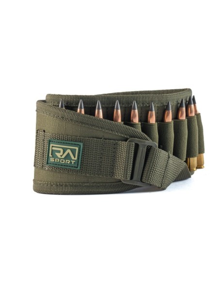CAR20 RA SPORT CARTUCCERA VERDE  IN POLIESTERE CON CELLE ELASTICHE PER CARABINA O CALIBRO 410 36