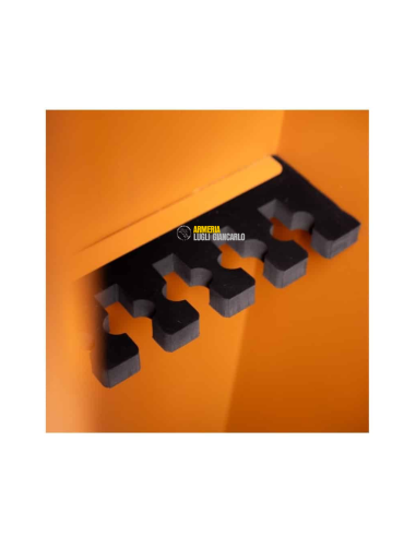 SD-11 ARMADIO BLINDATO CASSAFORTE PER ARMI 11 POSTI LEGNO TESORETTO CON FINITURA LEGNO