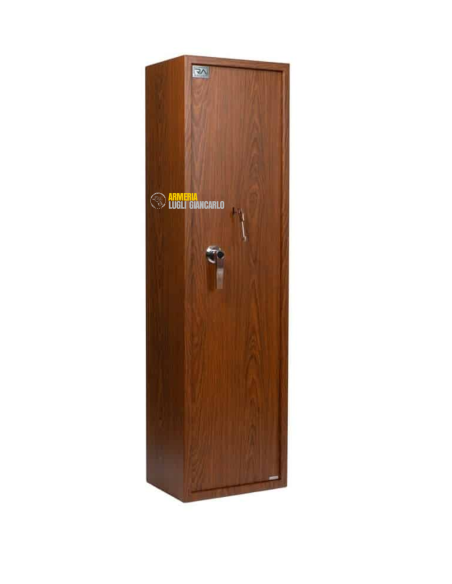 SD-11 ARMADIO BLINDATO CASSAFORTE PER ARMI 11 POSTI LEGNO TESORETTO CON FINITURA LEGNO
