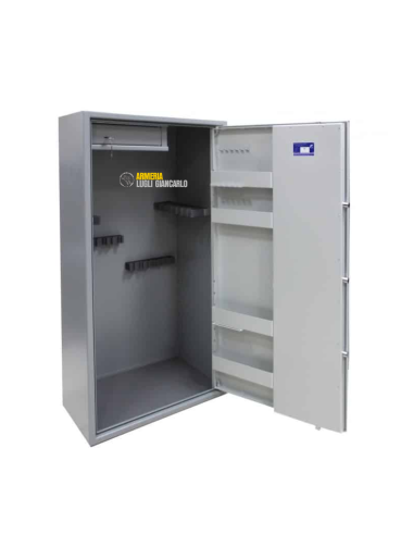 GE750/52EL GRIFFON ARMADIO BLINDATO 18 POSTI CASSAFORTE ELETTRONICA PER CARABINE CON RIPIANI E TESORETTO