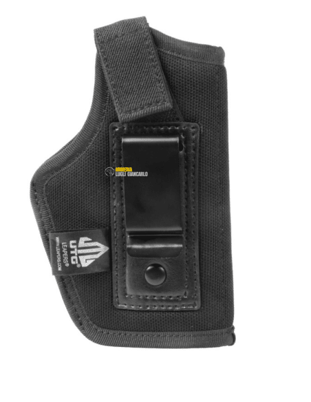 Fondina tascabile interna cordura  UTG IWB BELT HTR destra colore nero con clip da cintura da 1,5" codice PVC-H389B