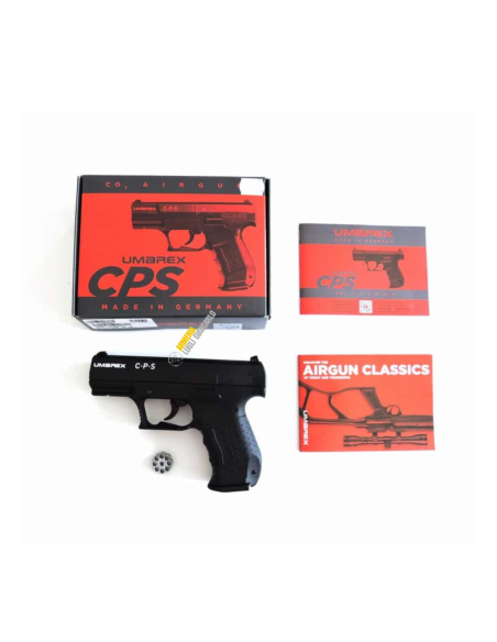 UMAREX WALTHER CPS 412.02.02 Pistola ad Aria Compressa CO2 10 colpi 380051