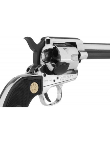 REVOLVER A SALVE SCACCIACANI 1873 KIMAR CHIAPPA SINGLE ACTION CROMATA CALIBRO 380 - KIMAR (340.008)