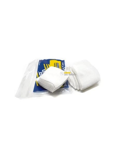 Pezze di cotone puliza armi Tetra Gun per armi di calibro 9mm/.38 – .45 Cal./410 – 20 confezioni da 50 pezzi codice 1096i
