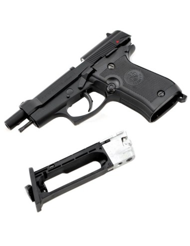 UMAREX LIBERA VENDITA BERETTA PISTOLA MODELLL 84 FS NERA CO2 -7,5j CAIBRO . 4,5 PALLINI BB 17 COLPI