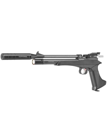 PISTOLA PCP BANDIT BLACK CAIBRO  4,5MM DIANA (14769) IN POLIMERO CON CALCIATURA LIBERA VENDITA 9 COLPI