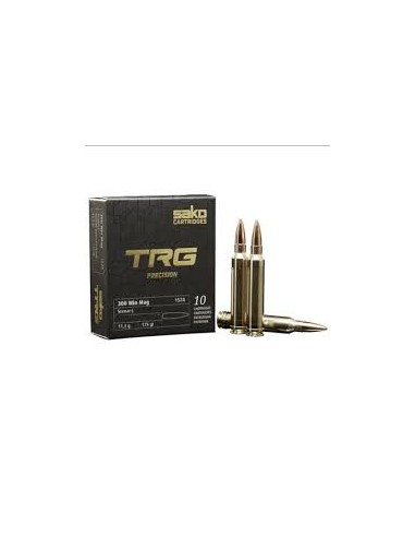 Cartucce Munizioni Sako Calibro 300-WIN TRG Percision 175gr Hollow Point Boat
