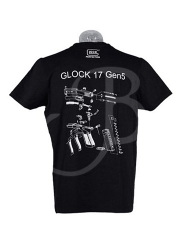 T-SHIRT GLOCK PERFECTION ENGINEERING GEN5 taglia L 51267