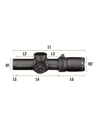 Ottica da tiro caccia Vortex Vortex AMG® 1-10×24 FFP EBR-9 MRAD SKU: VX-AMG11002