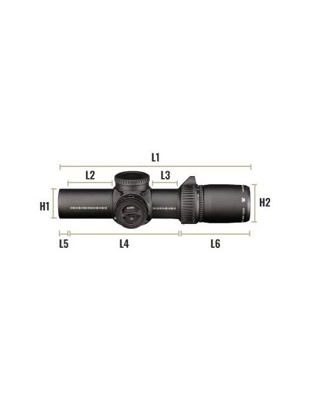 Ottica da tiro caccia Vortex Vortex AMG® 1-10×24 FFP EBR-9 MRAD SKU: VX-AMG11002
