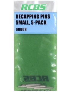 RCBS DECAPPING PINS SMALL 09608 Conf. da 5 pins  RCBS – 09608 DECAPPING PIN SM (5PZ) 2