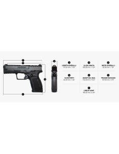 Pistola Semiauto Reximex TRX9 calibro 9x19 2