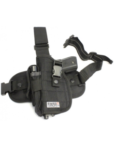 Fondina coscia universale  sinistra cordura con porta caricatore (Swiss Arms 603617)