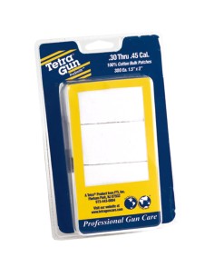 Pezzuole pezze in cotone  pulizia armi Tetra Gun per calibro 30 e calibro 45 Cal. Patch di pulizia (300 Pack) 2