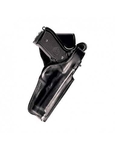 Vega Holster P1 Fondina in pelle da cintura, nera, destra, per Beretta 92/96/98 - Taurus PT92/99/100/101