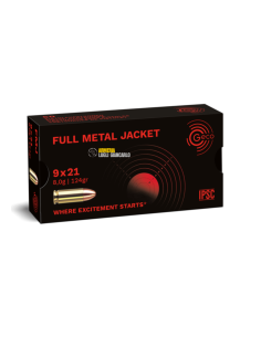 MUNIZIONI GECO FULL METAL JACKET CALIBRO 9x21 8,0g 124gr