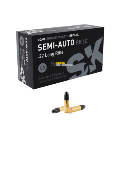 CARTUCCE CALIBRO 22 LR DA TIRO LAPUA SK SK CALIBRO  22LR SEMI AUTO RIFLE