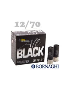 Cartucce da tiro calibro 12 BORNAGHI All Black 24g 12/70