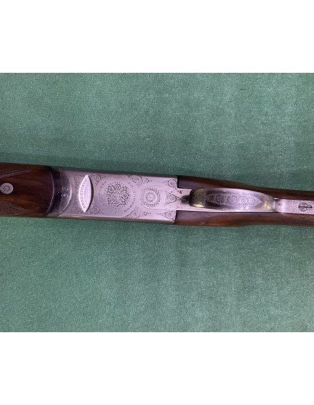 Sovrapposto Beretta modello S57 E bi grillo usato calibro 12 calcio inglese lunghezza canna 71cm